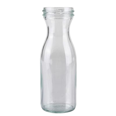 Skleněná lahvička čirá 250ml  - karafa