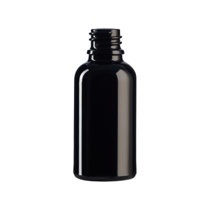 30 ml skleněná lahvička EMI černý lesk 18/410