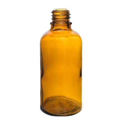 Skleněná lahvička EMI hnědá 50ml