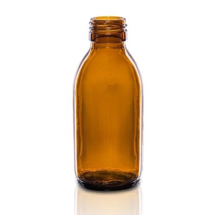 300 ml skleněná lahvička SIRUPO/ROL 2 hnědá 28/410