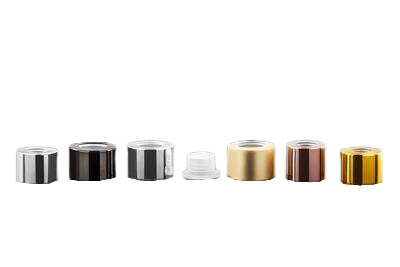 Uzávěr  ALU/ PP s otvorem a zátkou 22/410