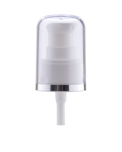 Uzávěr pumpička stříbrno-bílá 24/410 KLOE