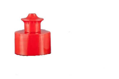Uzávěr s aplikátorem push-pull červený 28/410