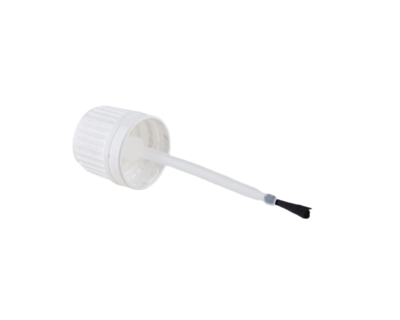 Uzávěr se štětečkem bílý 18/410 73mm
