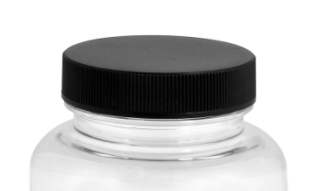 Uzávěr šroubovací černý / bílý  44