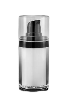 Airless lahvička MAT 15ml s černými detaily - 1