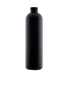 Plastová lahvička HDPE COLI černá 250ml, mat